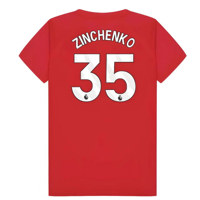 Devoted Arsenal Arsenal Poly T Shirt Red Kids Zinchenko #35 Superio...