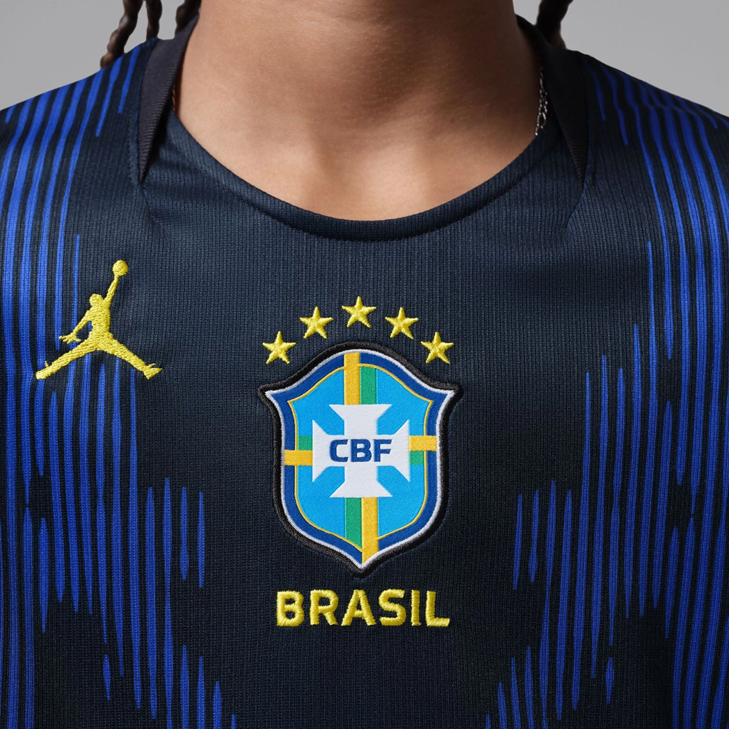 2026 Brazil Away Kids World Cup jersey [JEP]