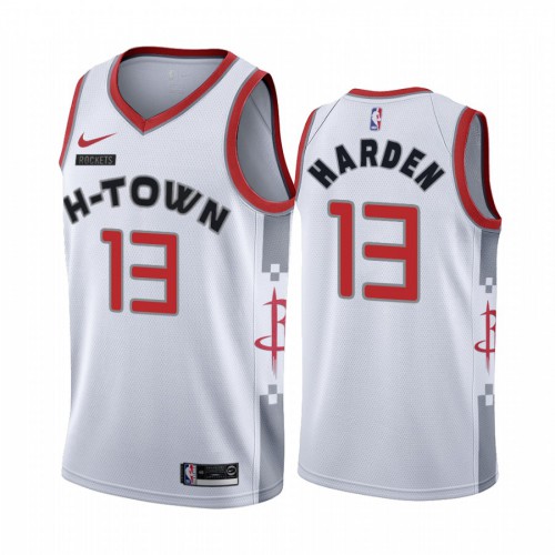 DEN White Nike J. Harden #13 NBA Jersey Basketball Jersey Game Day Wear
