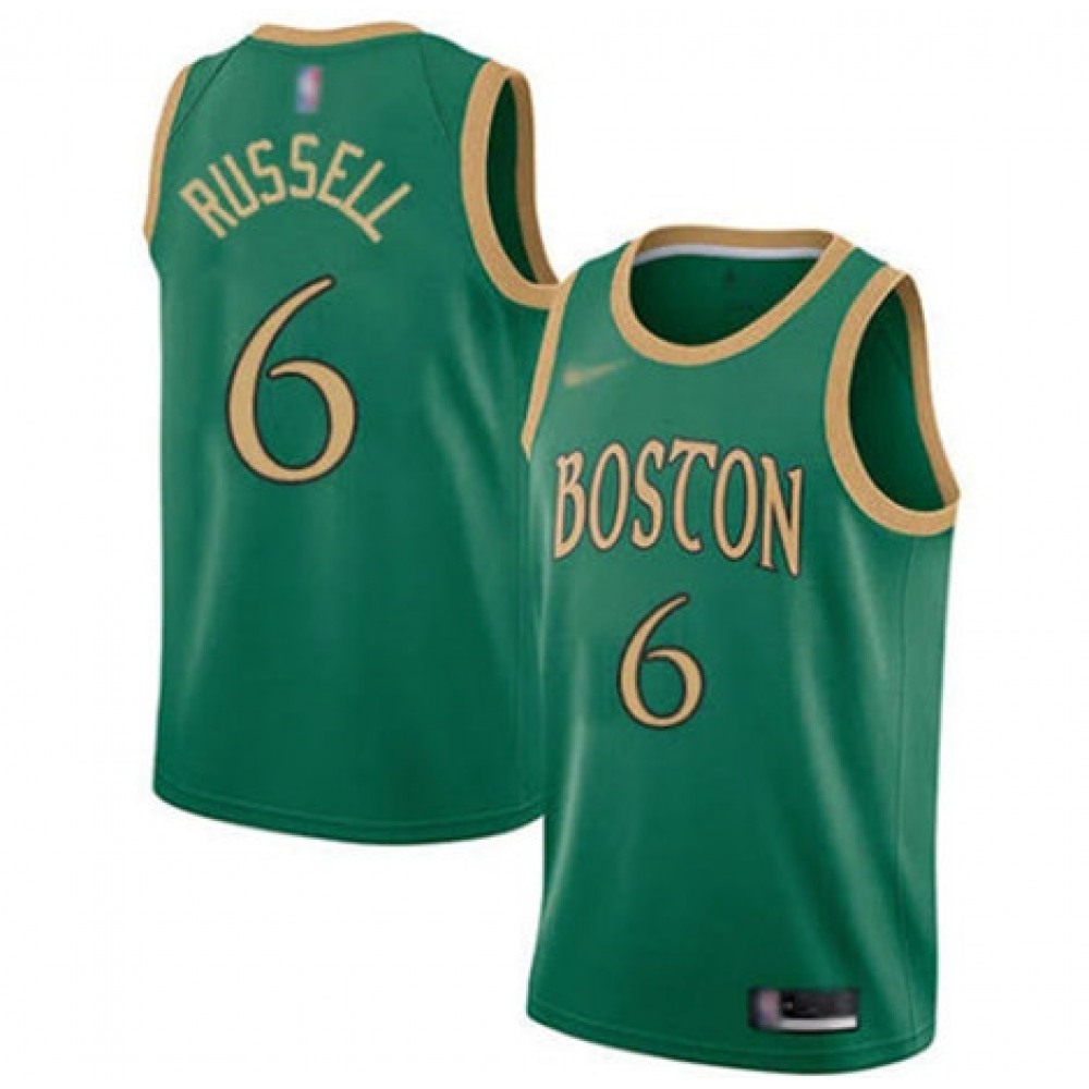 Durable 6 Boston Celtics Jersey Green - - NBA Collection