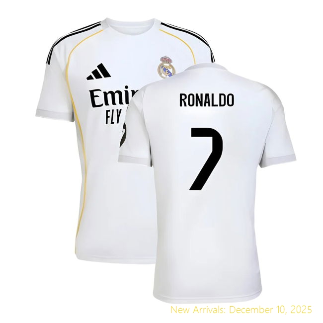 2025-2026 Real Madrid RM Performance Home Shirt (Ronaldo 7) -