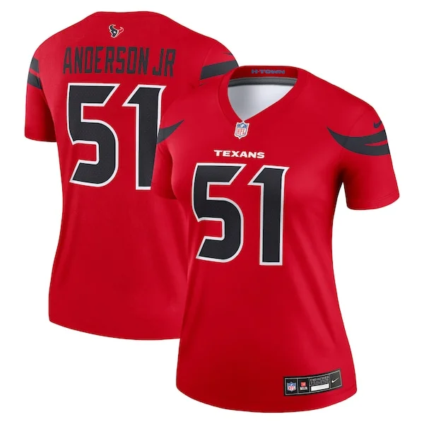 None Will Anderson  Jersey - Red | NFL Player Jersey | NFL Football
