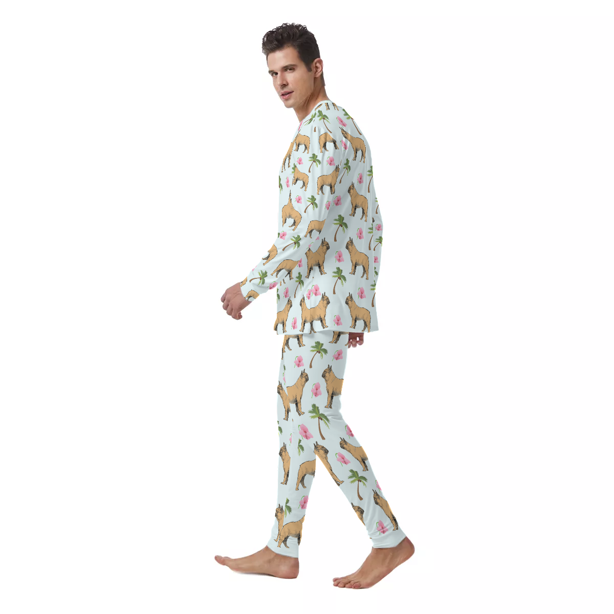 French Bulldog Lover Max Men's Pajamas Casual Everyday Product