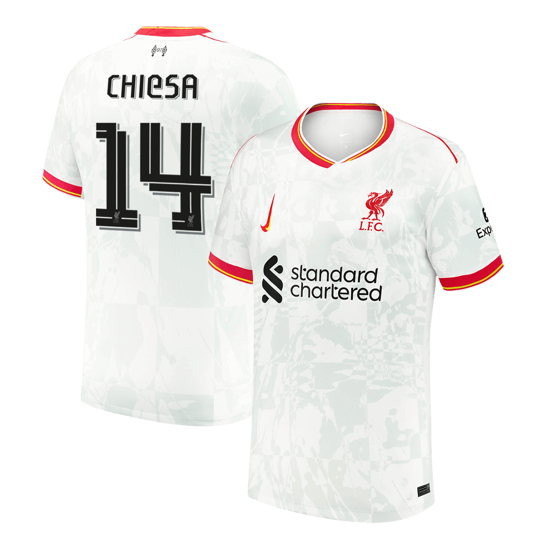 CHIESA #14 Liverpool Third Away Soccer Jersey 2024/25 - UCLAuthentic K