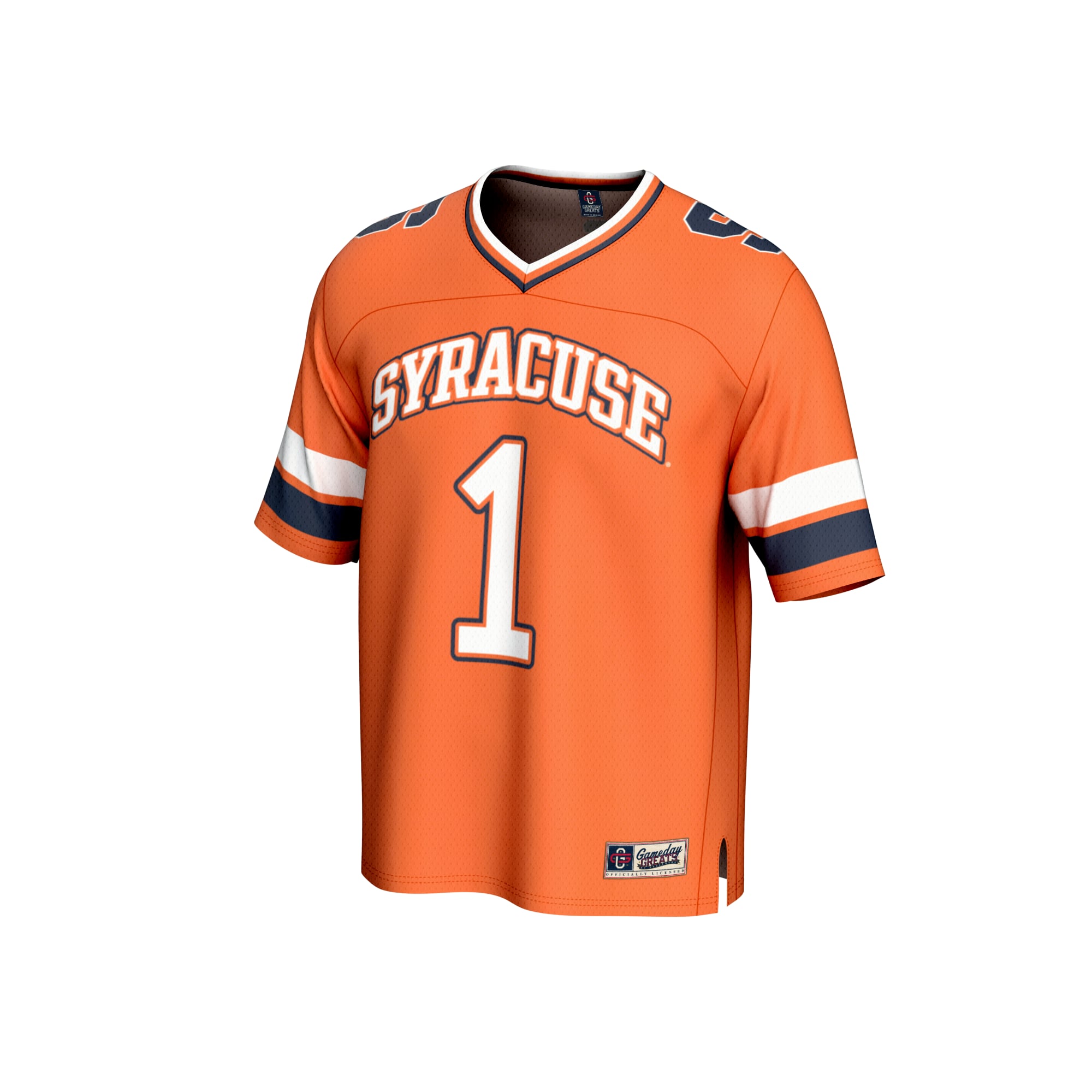 #1 Syracuse Orange GameDay Greats Youth Lightweight Collegiate Football Fashion Jersey - Orange