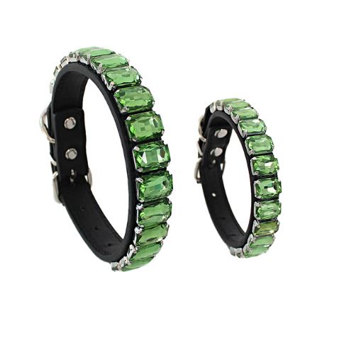 Breed-Designed Diamondpaws Luxury Frenchie Collar Rhinestone Necklace...