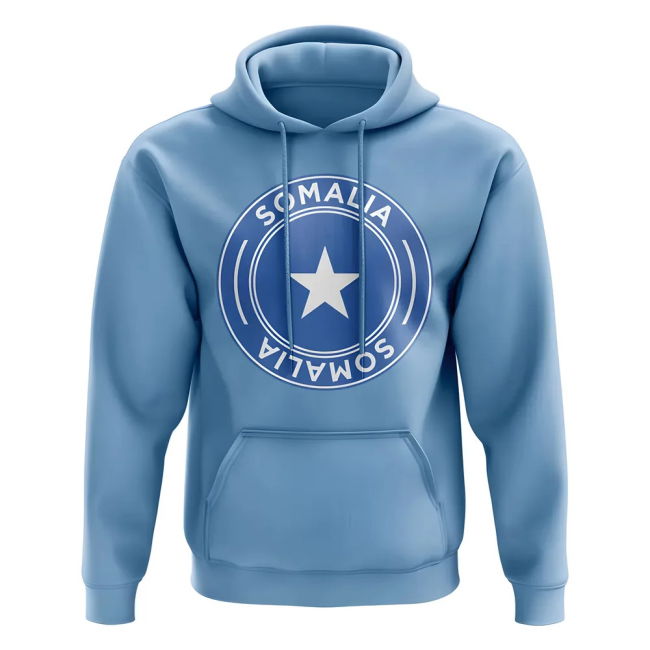Championship Climate-Control Somalia Football Badge Hoodie (Sky)