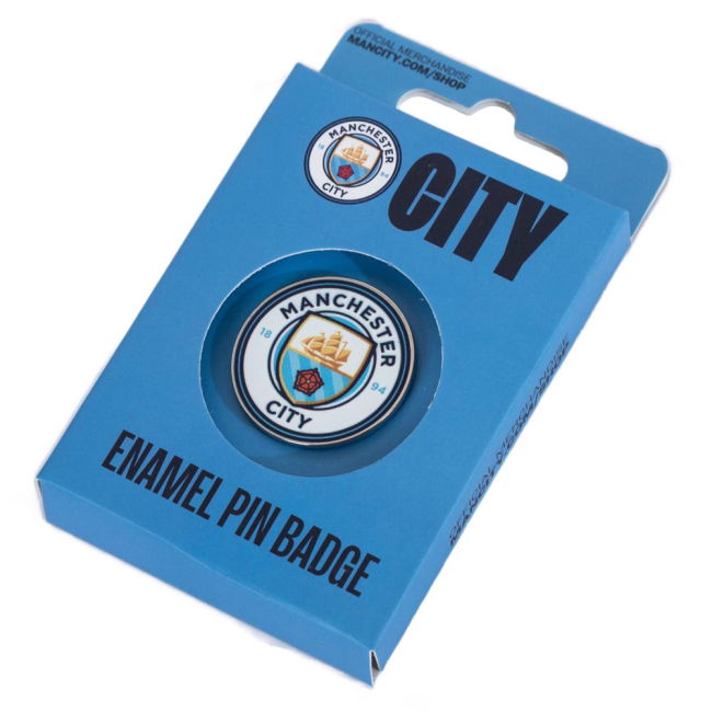 Adult Manchester City FC Club Crest Pin Badge