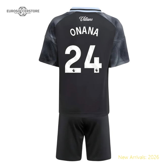 Professional Premium Mini Kit Onana 24 2025-2026 Aston Villa Away