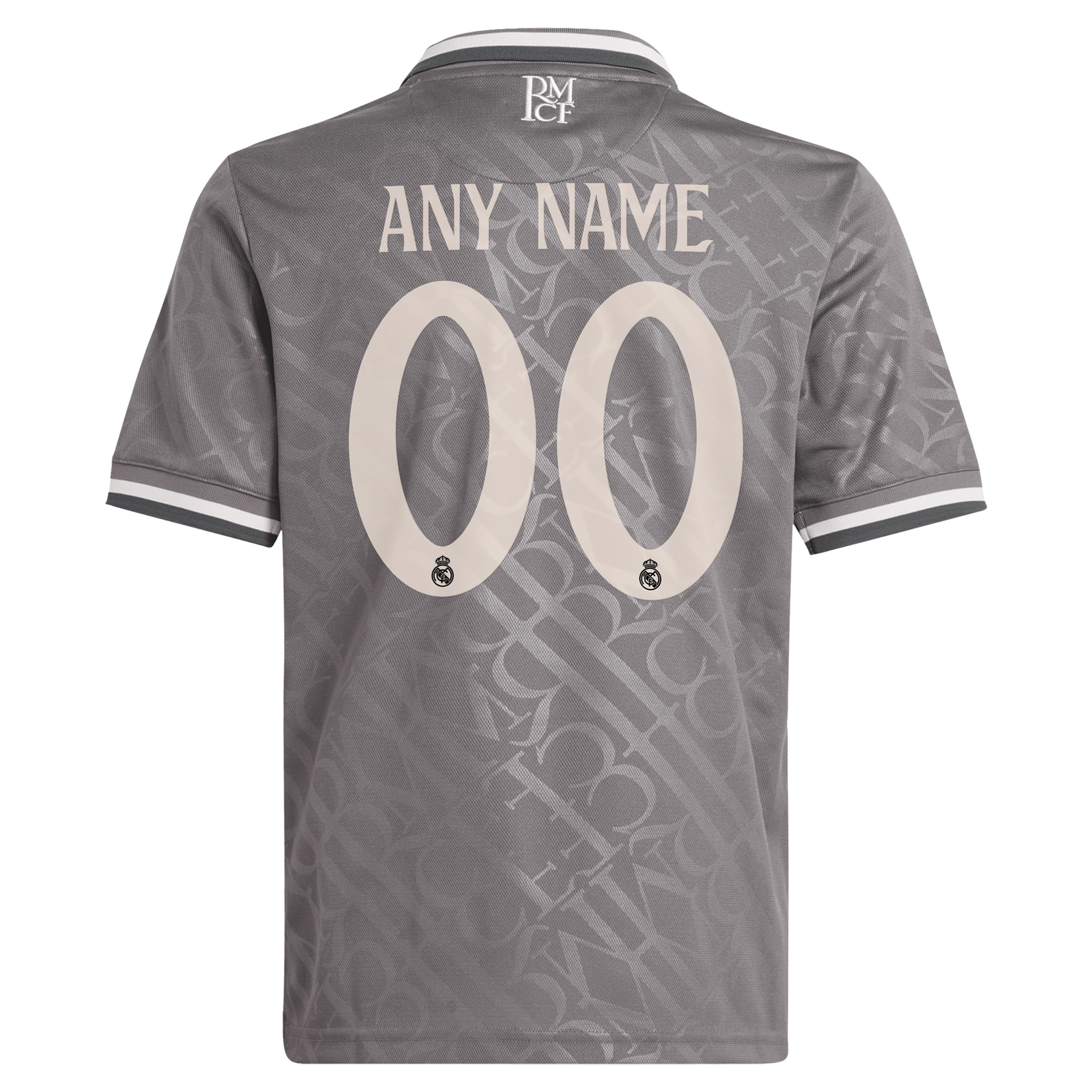 [SJH] Real Madrid Originals Youth 2024/25 Third Replica Custom Jersey - Charcoal