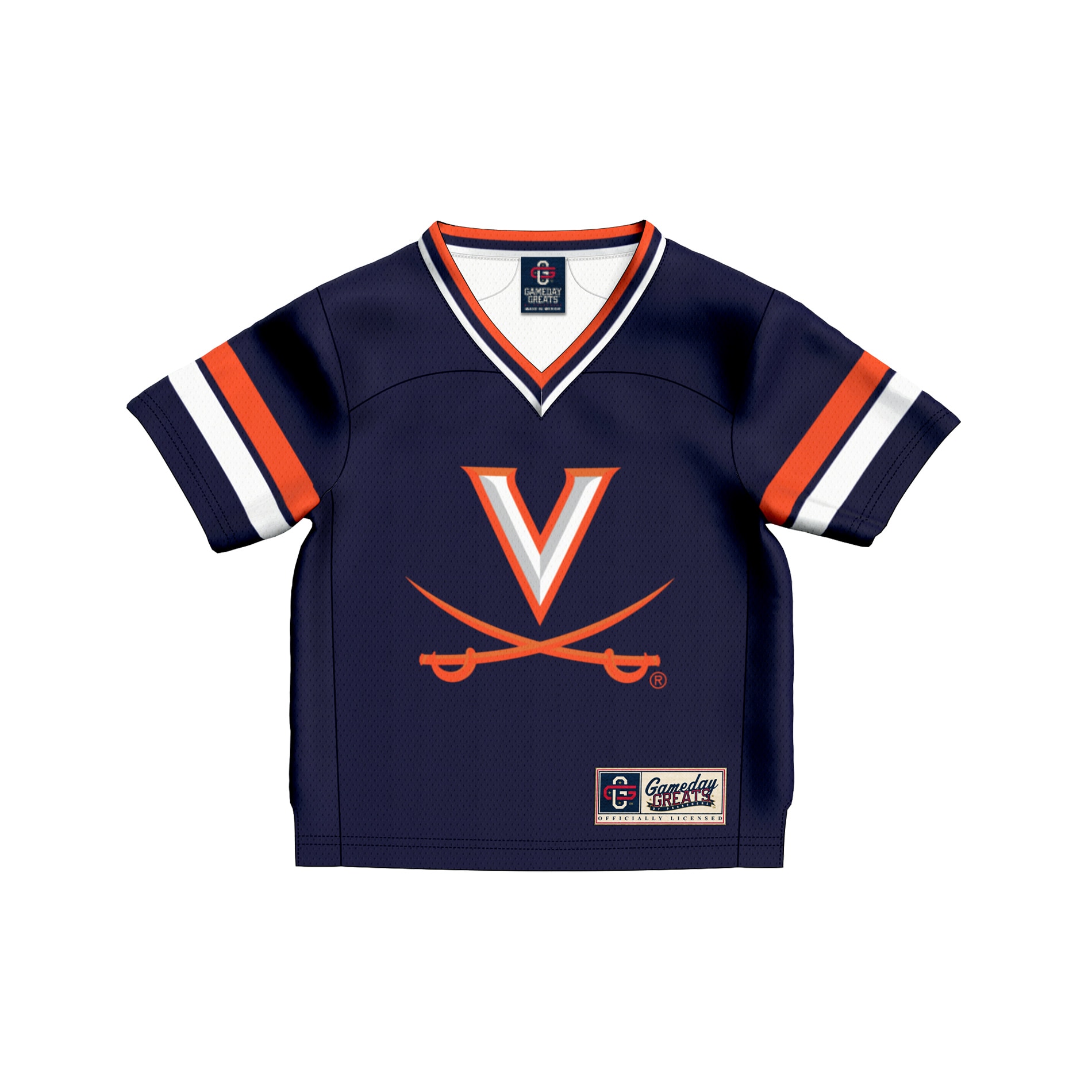 [NJP] Virginia Cavaliers GameDay Greats Toddler Lightweight Football Jersey - Navy