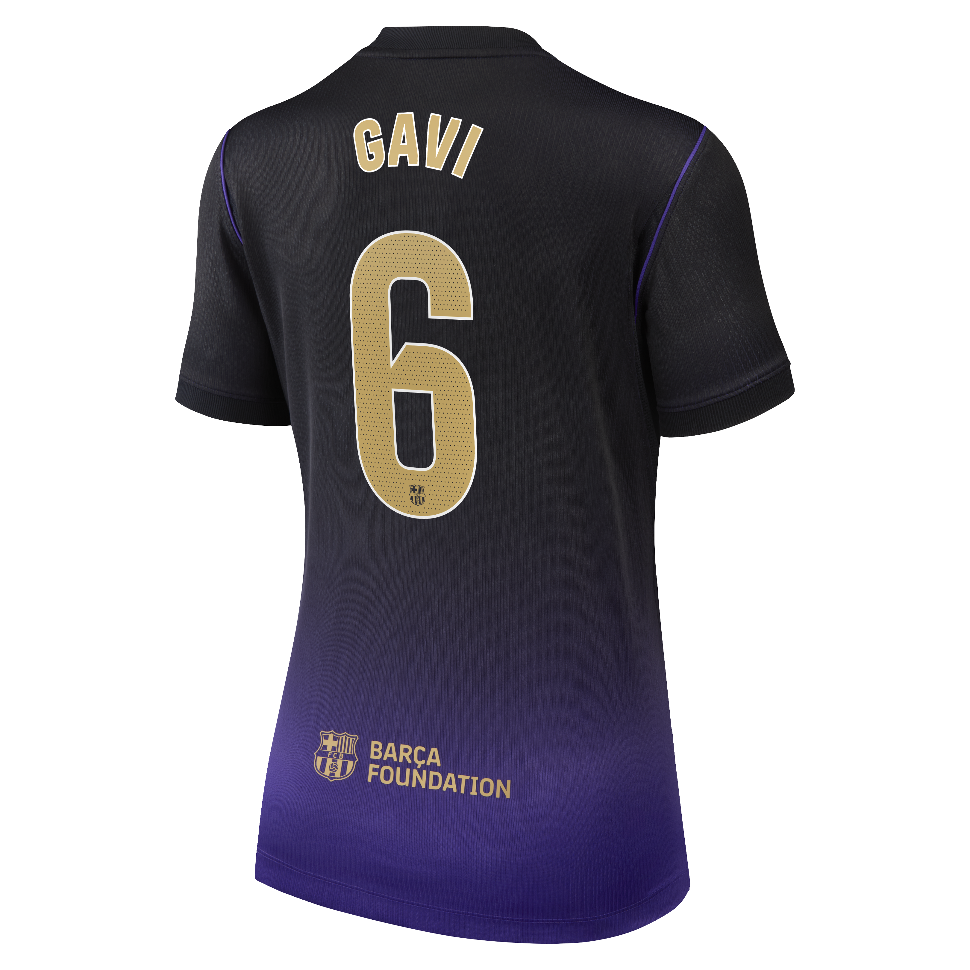 [SJH] Gavi #6 Barcelona Women's 2026/27 Away Stadium Replica Jersey - Purple