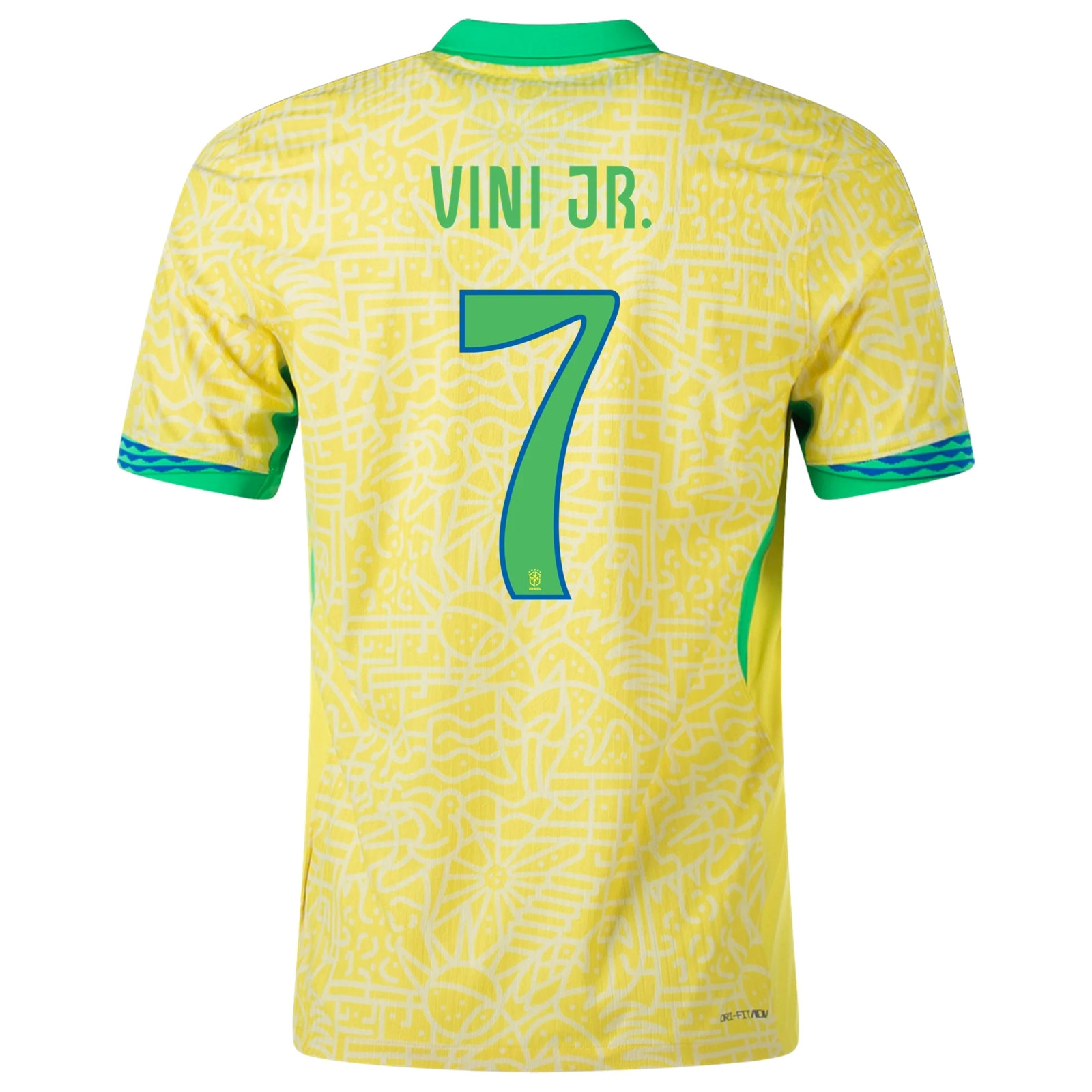 Nike Brazil soccer jersey #7 Home Jersey 24/25 perfect for training