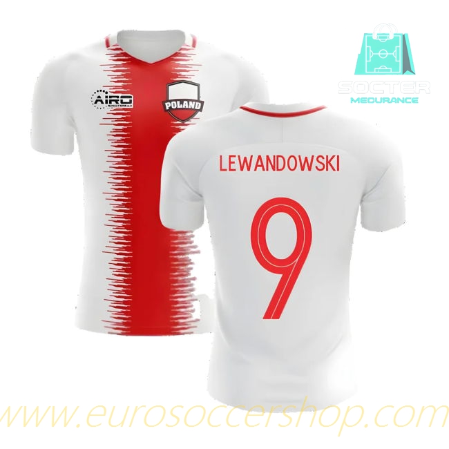 2025/26 Campaign Poland Home Kit Concept (Lewandowski 9)