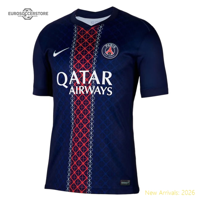 Match-Day 2025-2026 Psg Paris Saint Germain Home Shirt (Zaire Emery