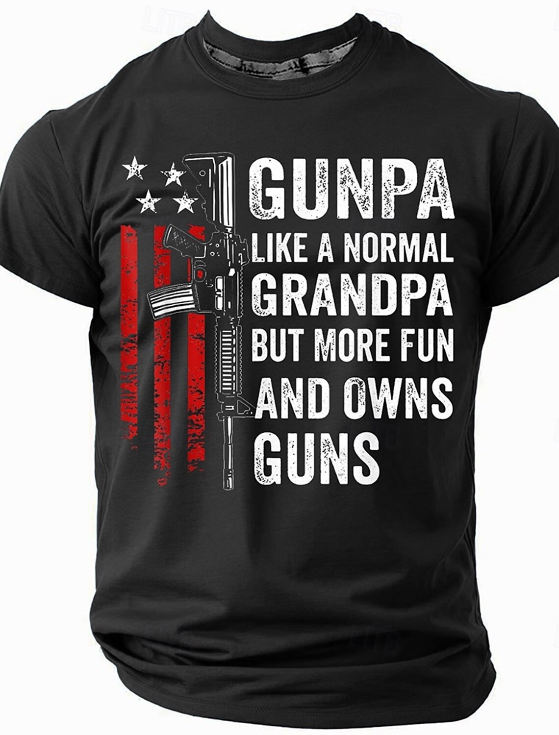 4th of July 2026 250th Memorial Day Men's Patriotic Vintage Retro Patriot 3D Print US Flag Veteran Crew Neck Short Sleeve T-Shirt