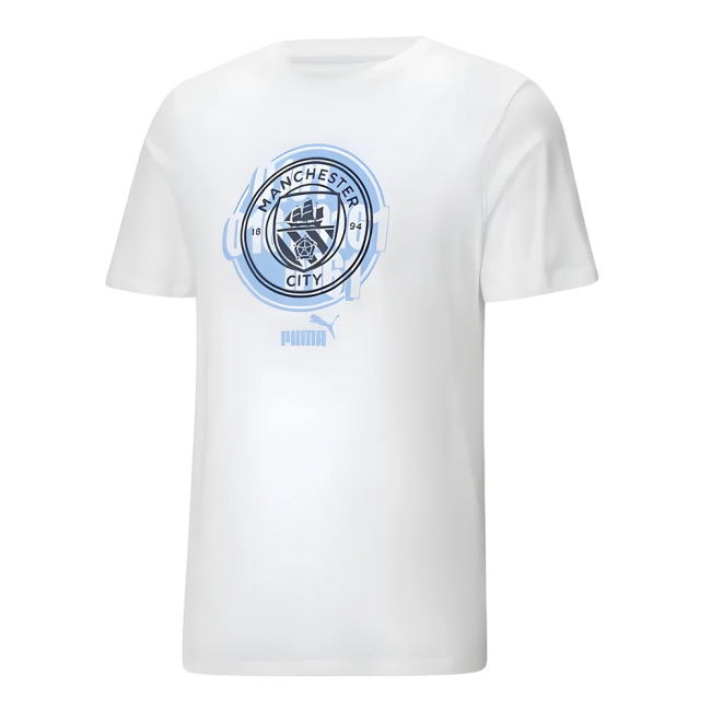 2024-2025 Man City ftblCulture Tee (White) (Gvardiol 24)
