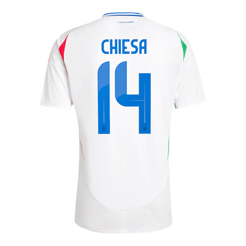 UEFA Euro 2024 Italy Away Shirt CHIESA 14 - Official Replica 26648