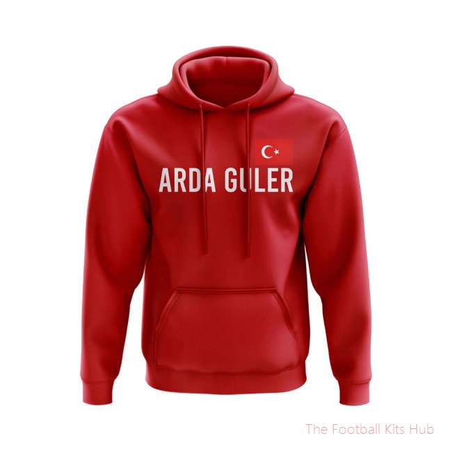 Arda Guler Turkey Name Hoody (Red)