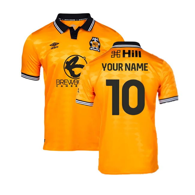 2024-2025 Cambridge United Home Shirt (Your Name) | Player Issue