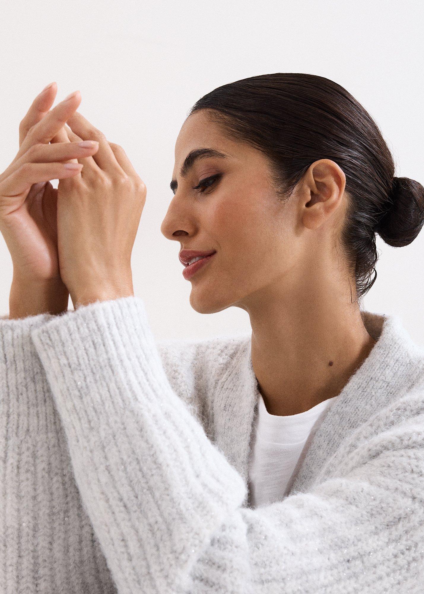 Marianne Sequin Textured Cardigan