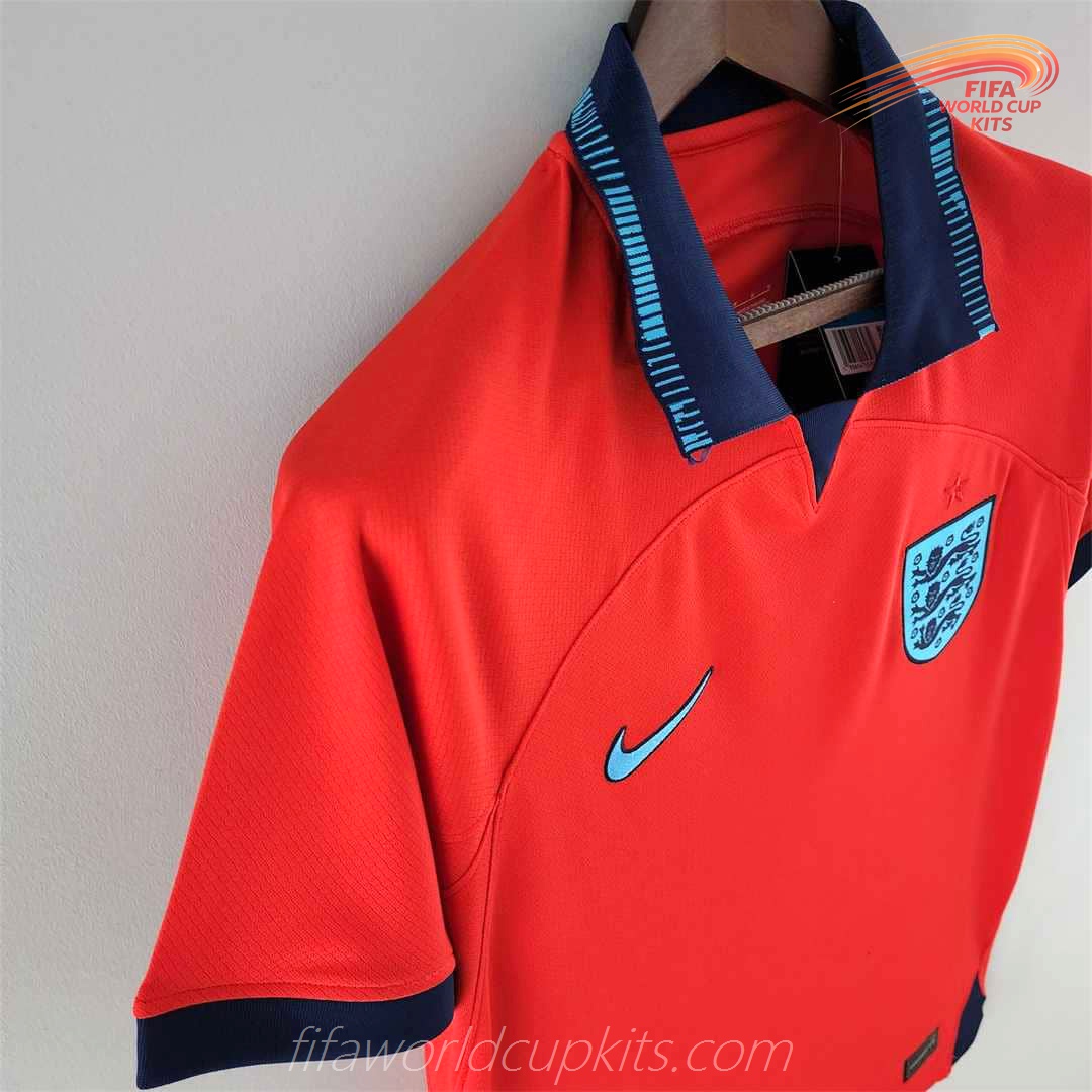 England year 2022 World Championship Travel Red Soccer Jersey