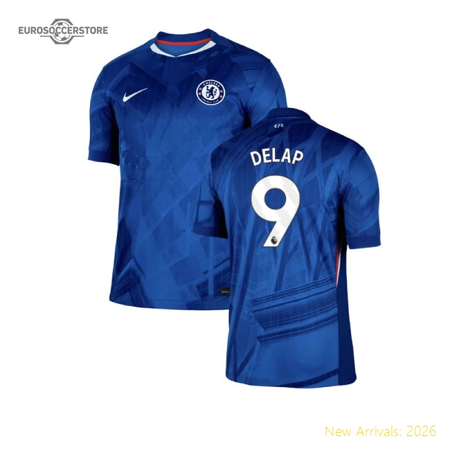 Chelsea 2025-2026 Home Shirt (Delap 9) Fan Edition For Premier League