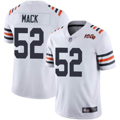 NFL CHI Bears #52 Khalil Mack White Limited Jersey - Authentic Quality