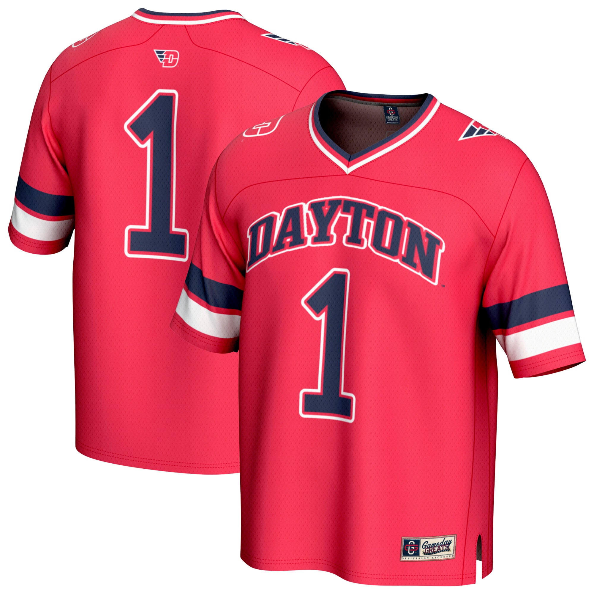 #1 Dayton Flyers GameDay Greats Youth Lightweight Collegiate Football Fashion Jersey - Red