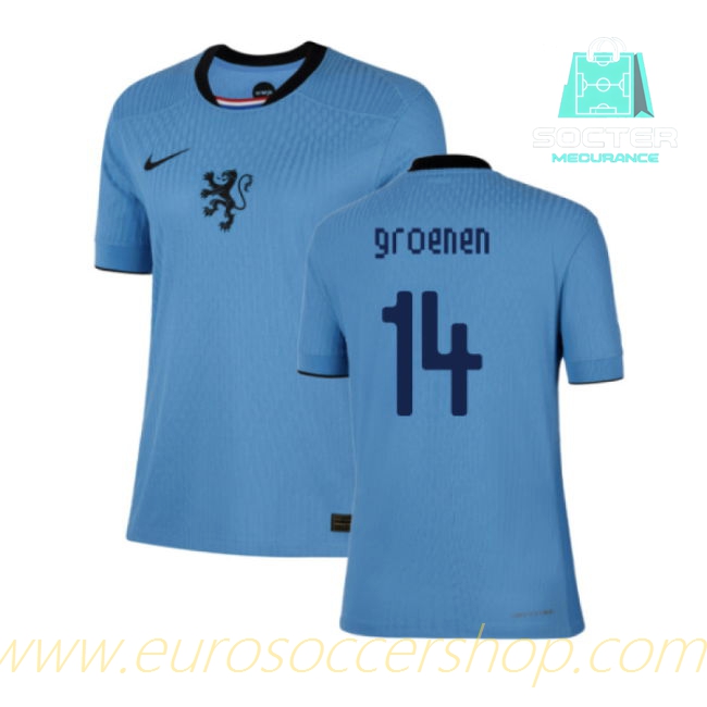 2025-26 Edition Match Quality Holland Away Women's (Groenen 14)