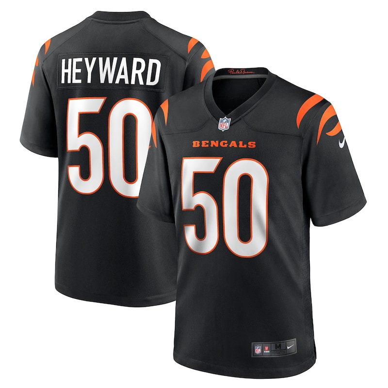 None Shaka Heyward CIN Bengals Top-Grade Game-Day Essential Football A