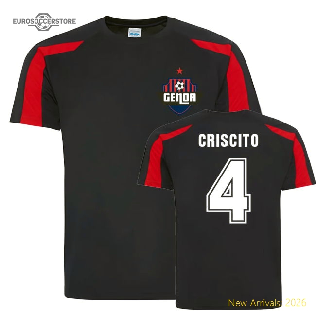 Premium Domenico Criscito Genoa Sports Training Training Jersey (navy)