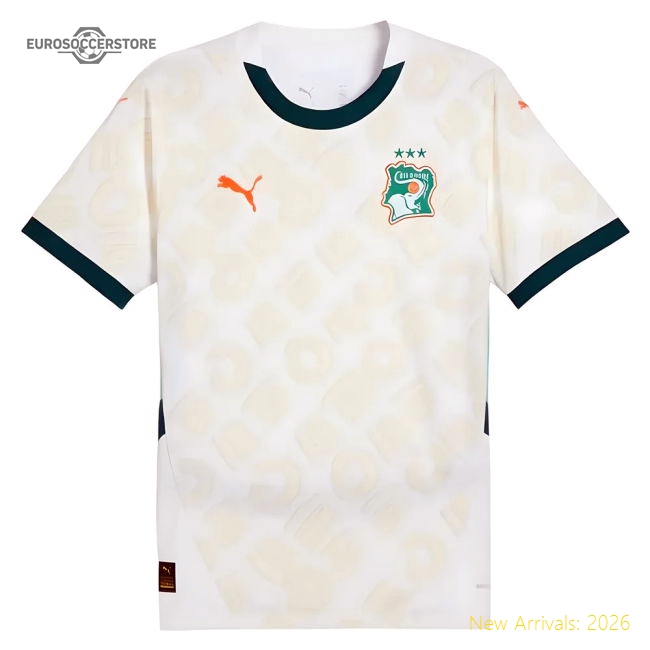 Premium Ivory Coast 20242025 Away Jersey Aeroready Classic