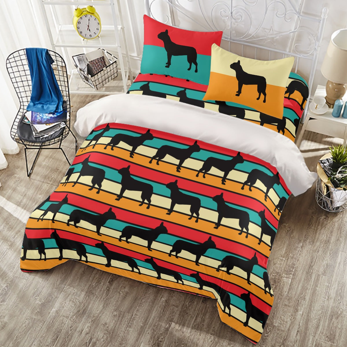 Ella - Duvet Cover Set for Boston Terrier lovers