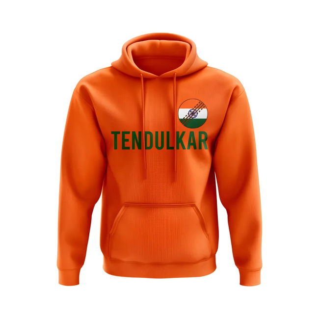 Climate-Control Fan-Favorite Sachin Tendulkar India Name Hoody