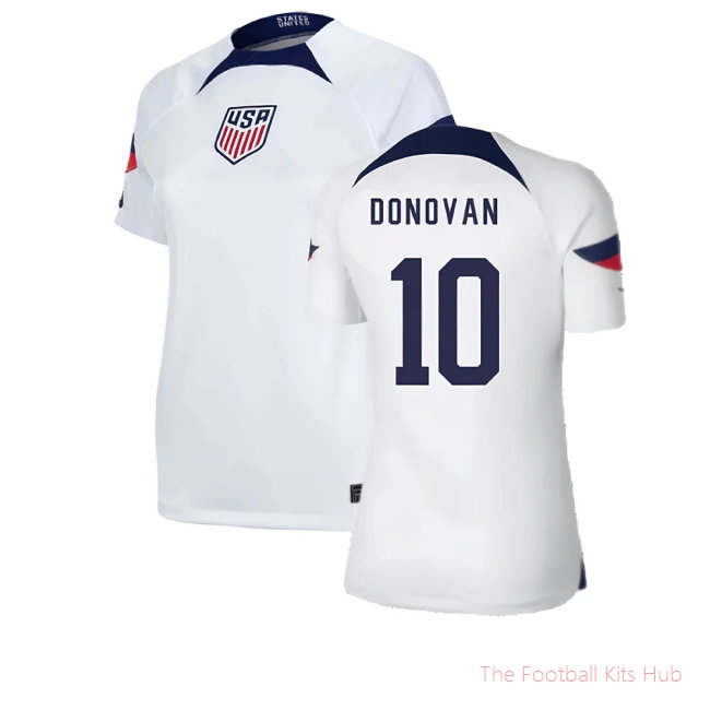 2022-2023 USA Home Shirt (Ladies) (DONOVAN 10)