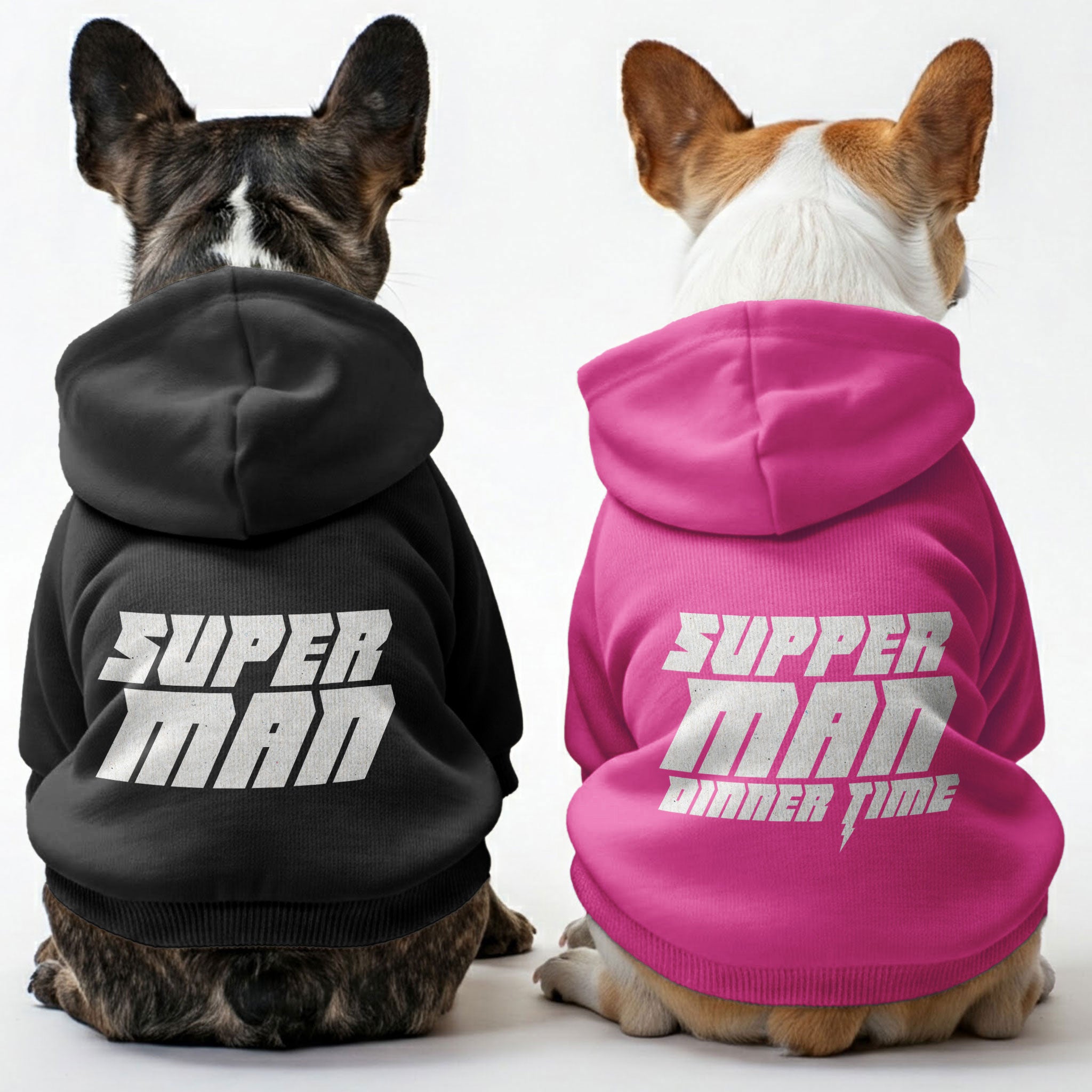 Comfortable Superman And Supperman (dinner Time) - Matching French Bu...