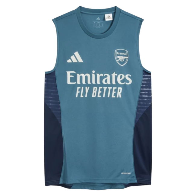 2025-2026 Arsenal Sleeveless Jersey (Blanch Blue) (Your Name)