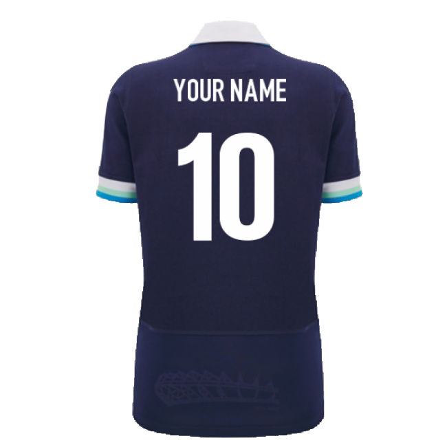 2024-2025 Personalised Scotland Rugby Football Shirts Home Womens 2025 Scotland Shirt Football Fan Apparel