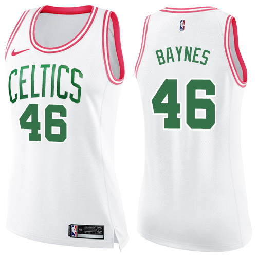 BOS #46 Aron Baynes Elite 2024 Icon NBA Jersey - White Swingman