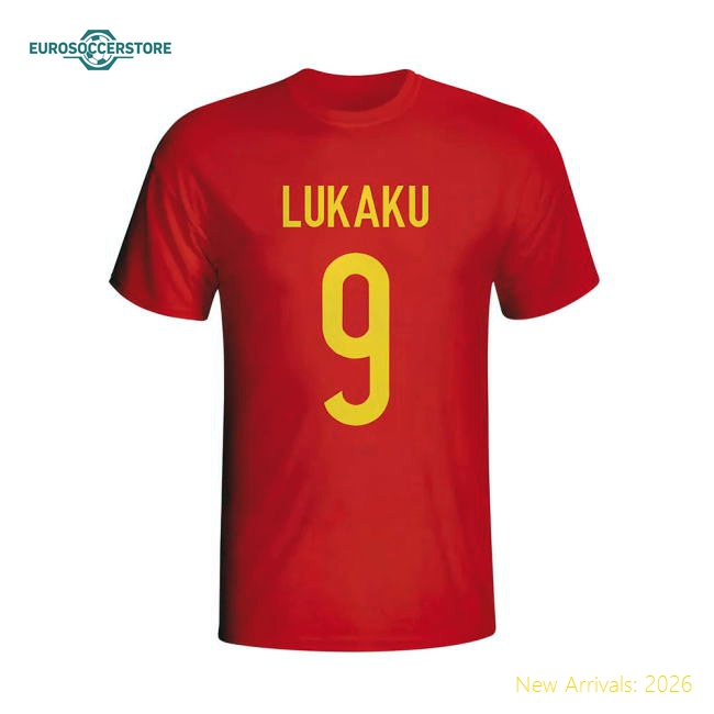 Romelu Lukaku Belgium Hero T-shirt (red) - Kids
