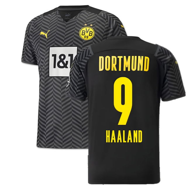 2021-2022 Borussia Dortmund Away Fashionable Shirt (HAALAND 9)