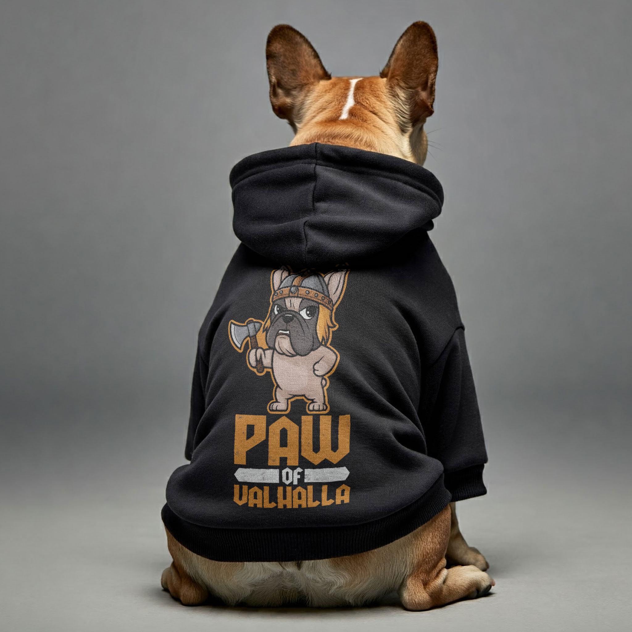 Everyday Paw Of Valhalla - Personalized French Bulldog Hoodies With F...