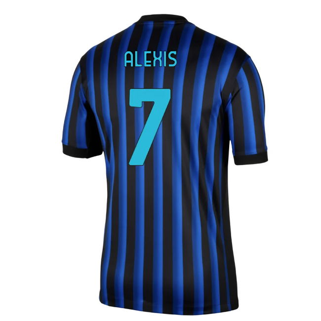 Inter Milan Club Team Fan Shirt - Adults Version (Alexis 7)