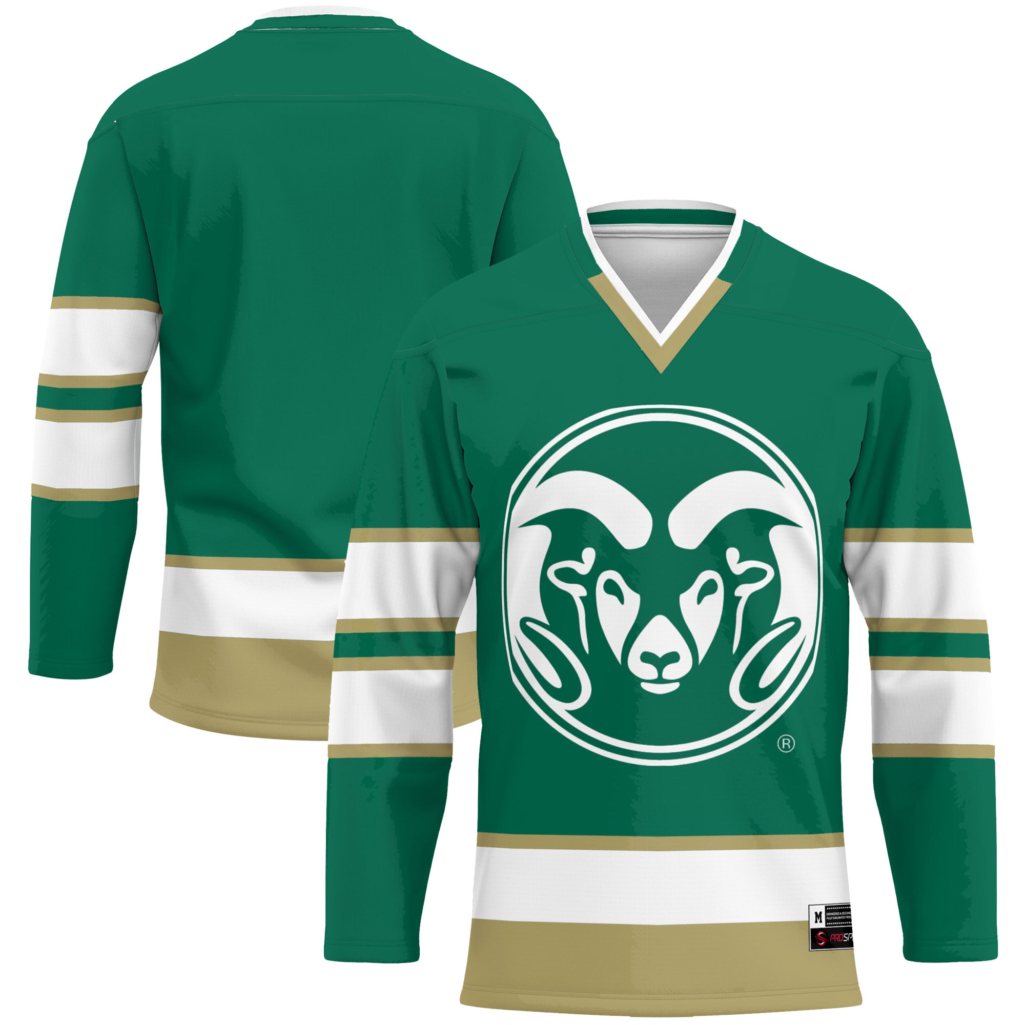 [NJP] Women's Colorado State Rams GameDay Greats Hockey Jersey - Green