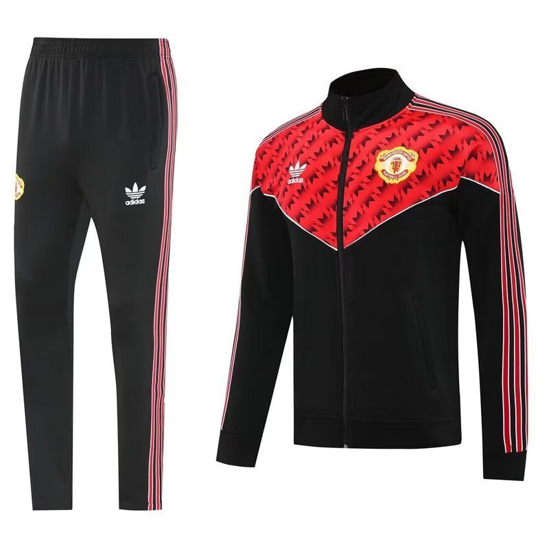 Advanced Fabric Man Utd Manchester United 2526 Black Tracksuit