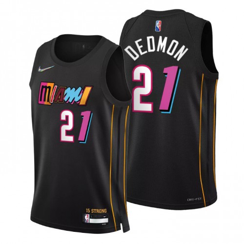 Nike Heat Black Miami Heat #21 Jersey - Value-Priced Game Day Wear