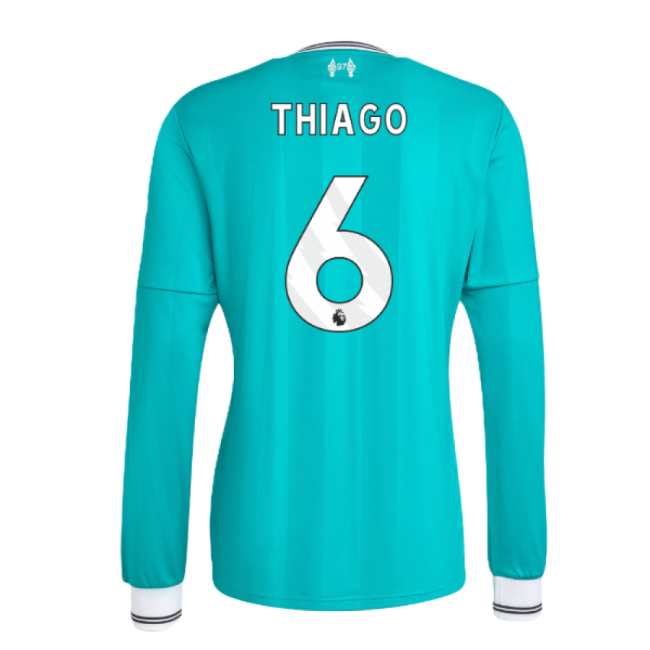 2025-2026 Liverpool Long Sleeve Third Shirt (Thiago 6)