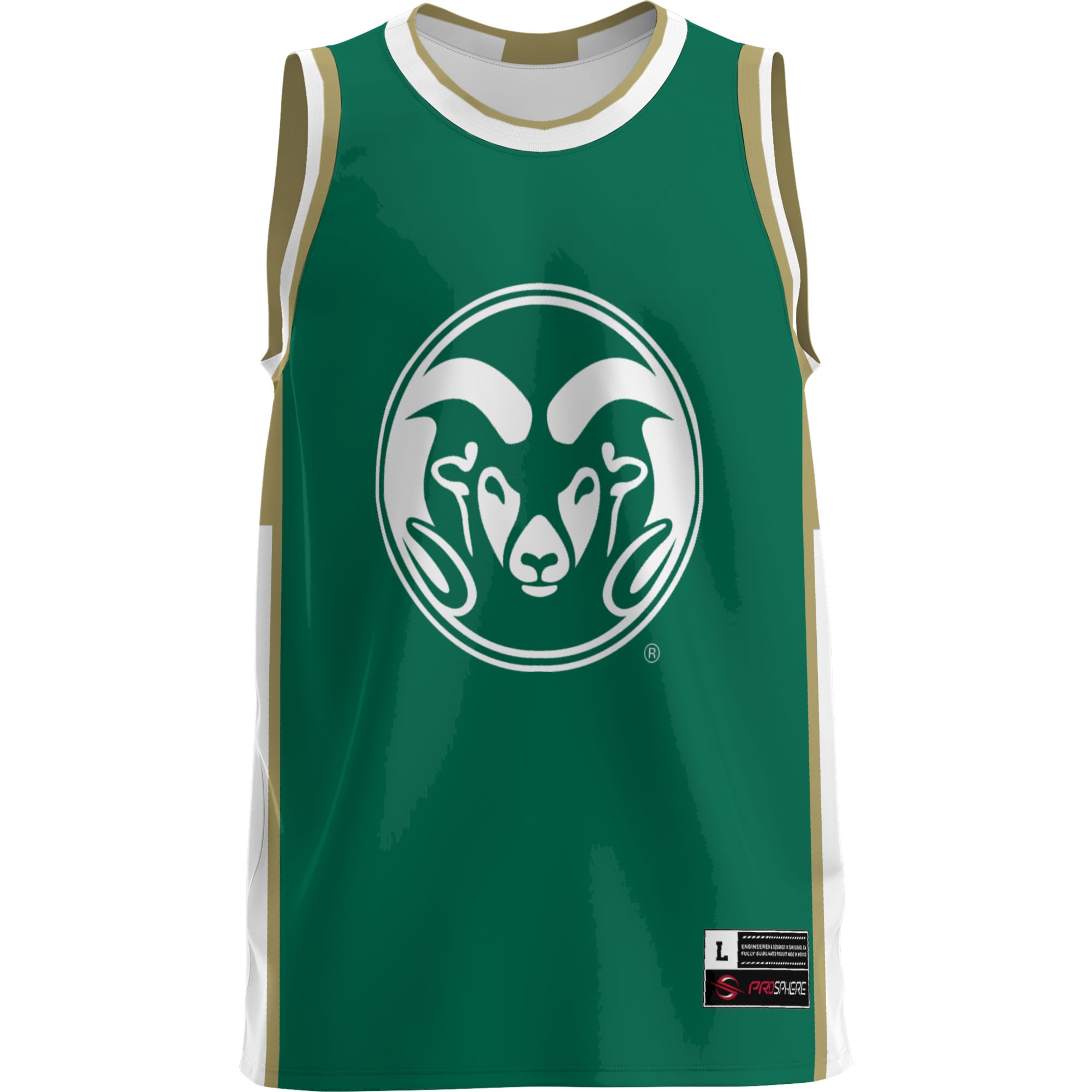 [NJP] Colorado State Rams GameDay Greats Lightweight Basketball Jersey - Green
