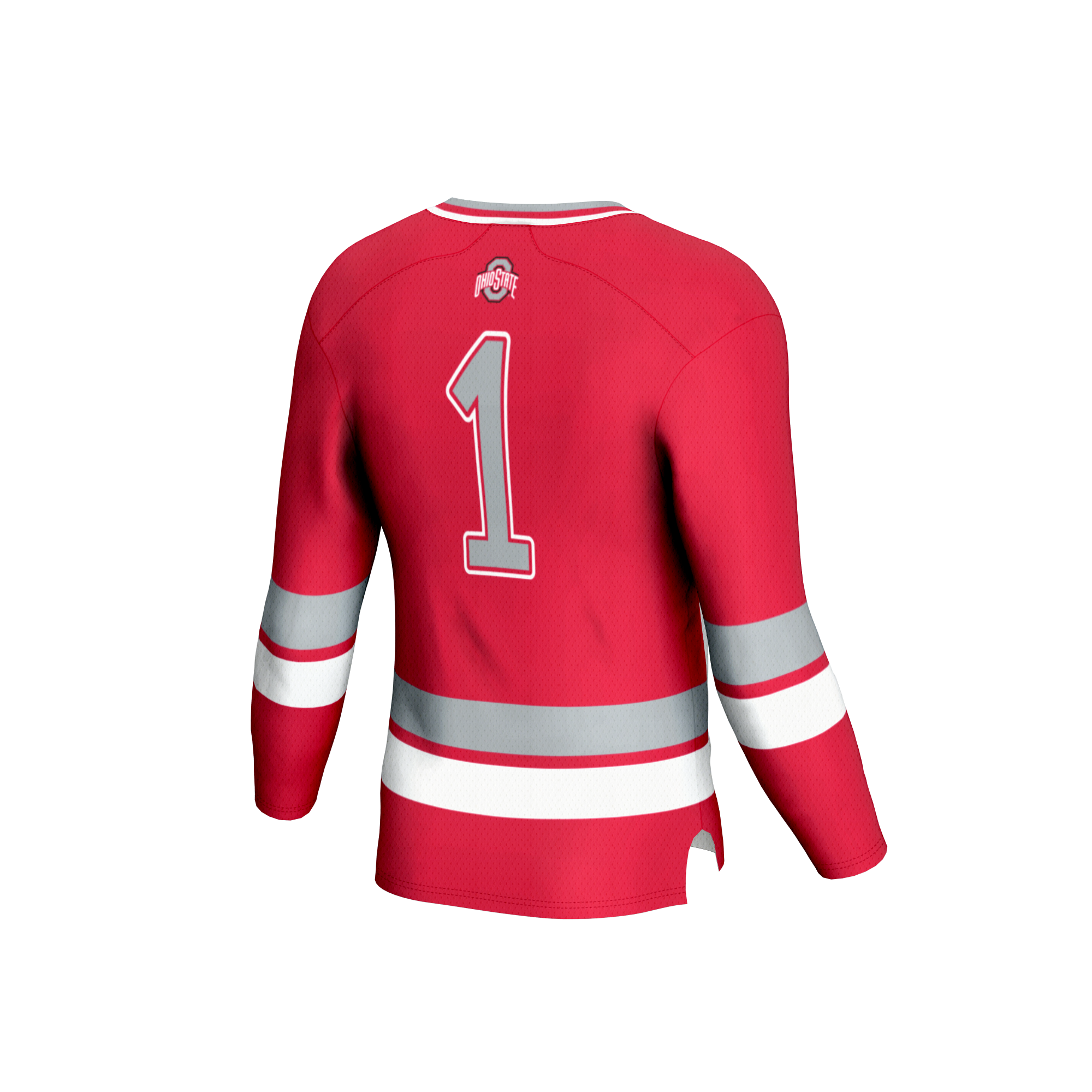 [NJP] Ohio State Buckeyes GameDay Greats Unisex Lightweight Women's Hockey Team Fashion Jersey - Scarlet